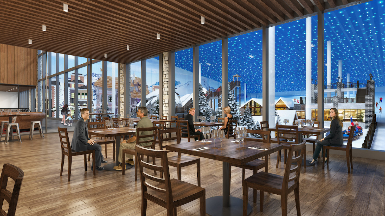 Winter Sports World Indoor Snow Eateries